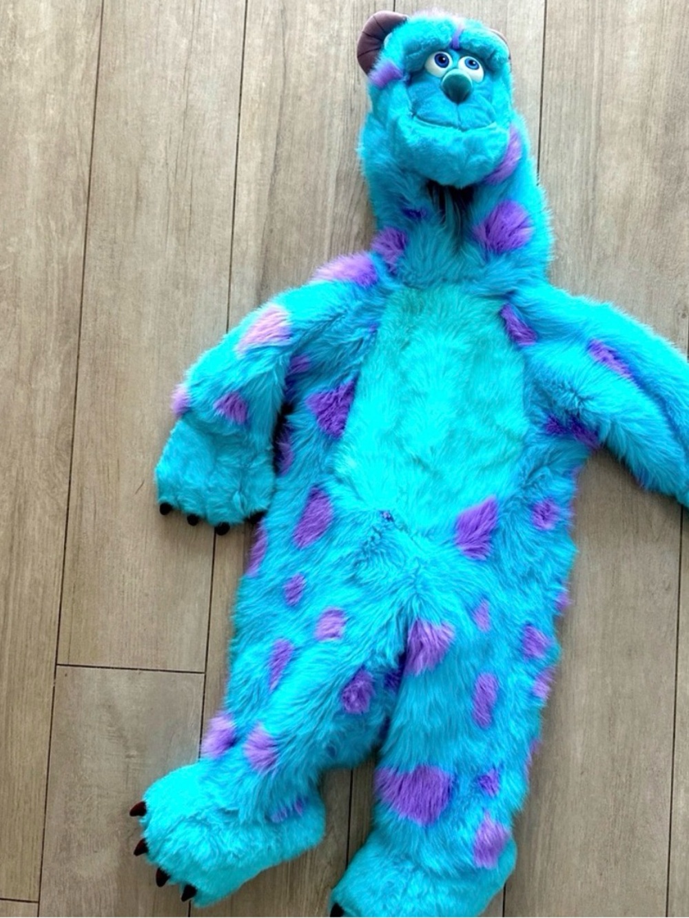 Super Rare Disney "Sulley" Monsters Inc Costume XS 6-8 Discontinued Early 2000s